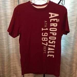 Maroon Aeropostale shirt
